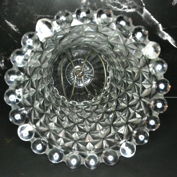 Beautiful Press Glass Lampshade Designs Candlewicking Top Bottom  Room Decor - Picture 6 of 6